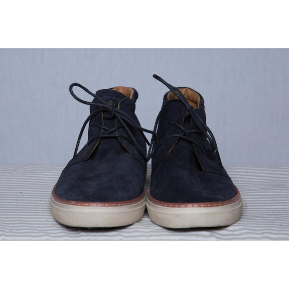 Men\'s Gant Logo Navy Blue Suede Chukka Ankle Boots Shoes Sz EU 43 / US 10